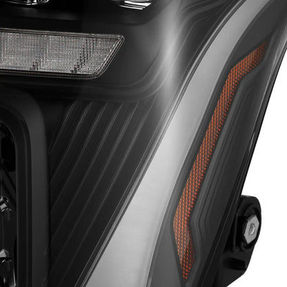 AlphaRex (NOVA-Series) 2022-2025 Toyota Tundra/Sequoia LED Projector Headlights - Black/White DRL (Converter Required)