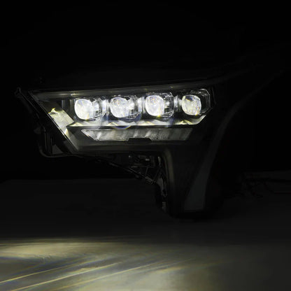 AlphaRex (NOVA-Series) 2022-2025 Toyota Tundra/Sequoia LED Projector Headlights - Black/White DRL (Converter Required)