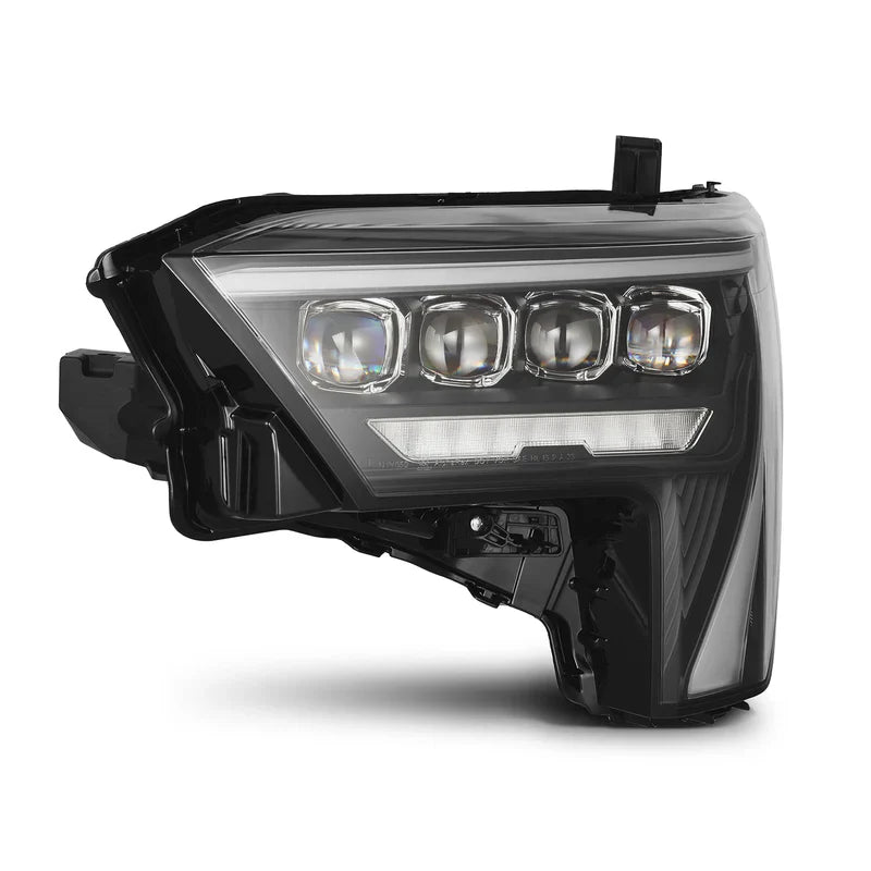 AlphaRex (NOVA-Series) 2022-2025 Toyota Tundra/Sequoia LED Projector Headlights - Black/White DRL (Converter Required)