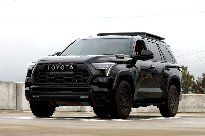 AlphaRex (NOVA-Series) 2022-2025 Toyota Tundra/Sequoia LED Projector Headlights - Black/White DRL (Converter Required)