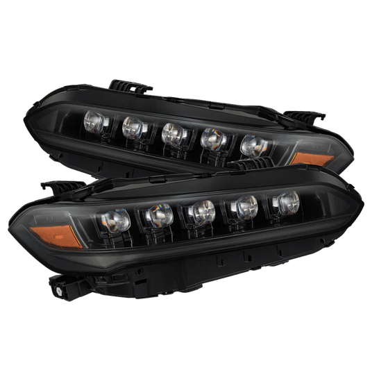 AlphaRex (NOVA-Series) 2022-2025 Honda Civic LED Projector Headlights - Alpha-Black