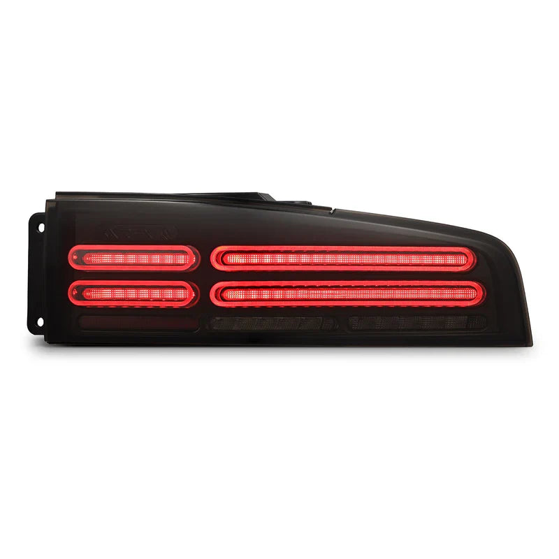 AlphaRex (NOVA-Series) 2023-2025 Nissan Z Quad-Loop Prismatic LED Tail Lights - Alpha-Black