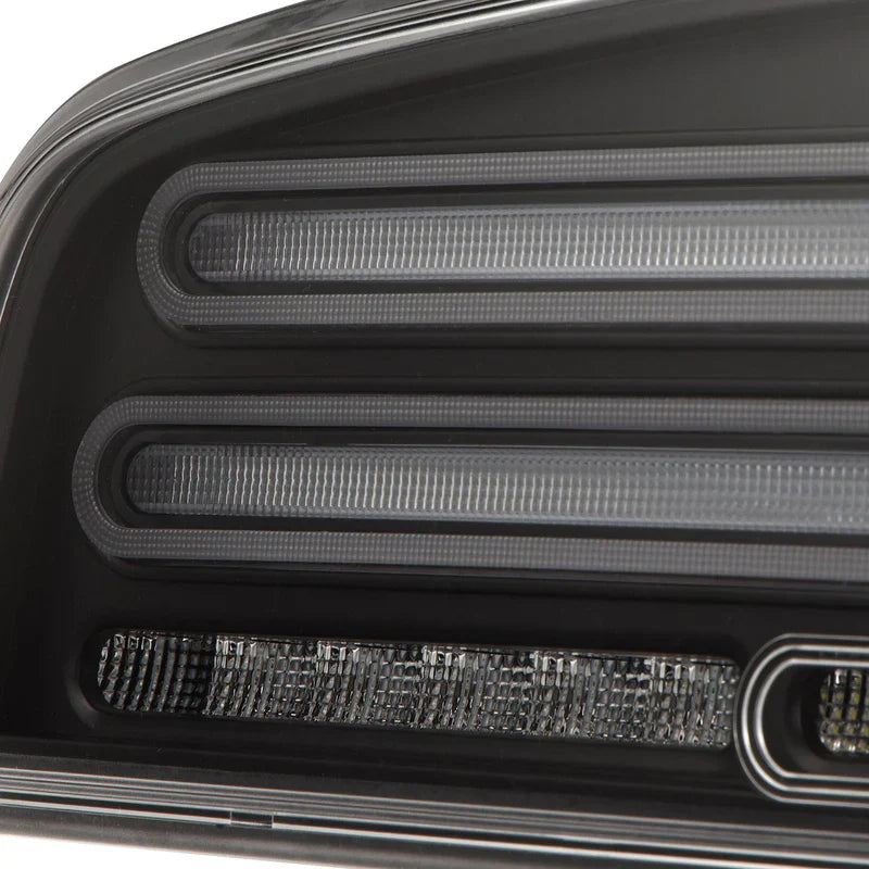 AlphaRex (NOVA-Series) 2023-2025 Nissan Z Quad-Loop Prismatic LED Tail Lights - Black