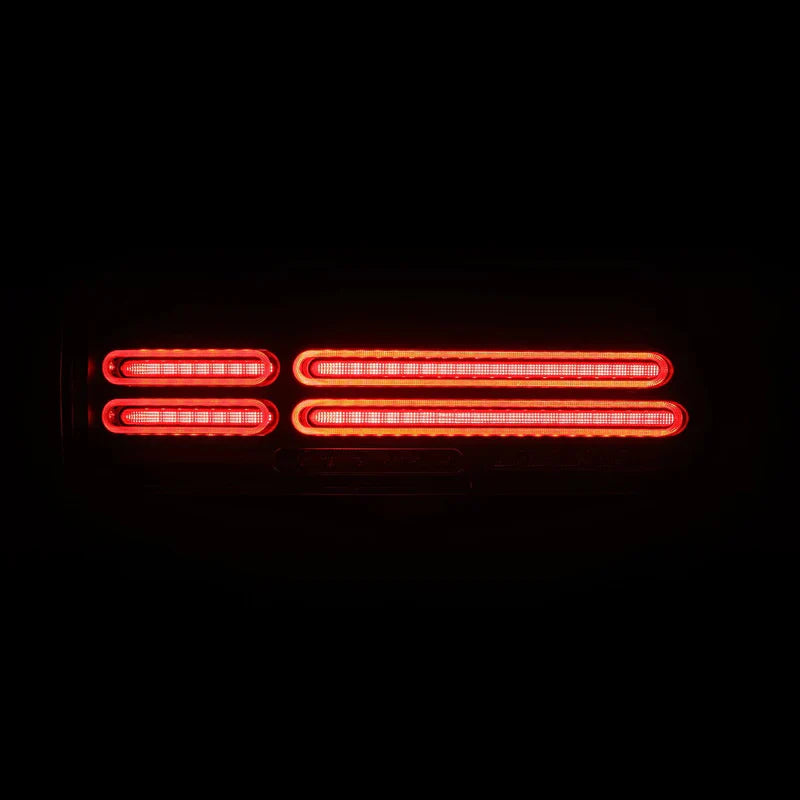 AlphaRex (NOVA-Series) 2023-2025 Nissan Z Quad-Loop Prismatic LED Tail Lights - Black