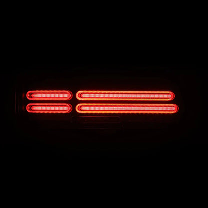 AlphaRex (NOVA-Series) 2023-2025 Nissan Z Quad-Loop Prismatic LED Tail Lights - Black