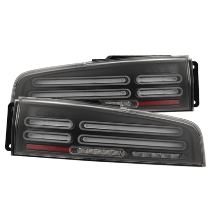 AlphaRex (NOVA-Series) 2023-2025 Nissan Z Quad-Loop Prismatic LED Tail Lights - Black