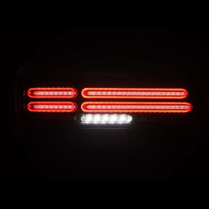 AlphaRex (NOVA-Series) 2023-2025 Nissan Z Quad-Loop Prismatic LED Tail Lights - Black