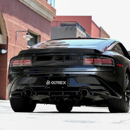 AlphaRex (NOVA-Series) 2023-2025 Nissan Z Quad-Loop Prismatic LED Tail Lights - Black