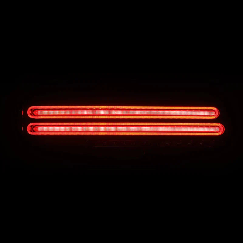 AlphaRex (NOVA-Series) 2023-2025 Nissan Z Twin-Loop Prismatic LED Tail Lights - Alpha-Black