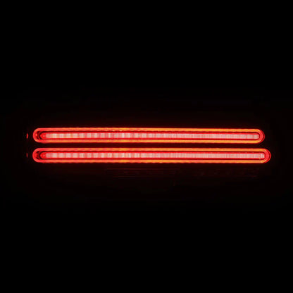 AlphaRex (NOVA-Series) 2023-2025 Nissan Z Twin-Loop Prismatic LED Tail Lights - Alpha-Black