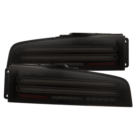 AlphaRex (NOVA-Series) 2023-2025 Nissan Z Twin-Loop Prismatic LED Tail Lights - Alpha-Black