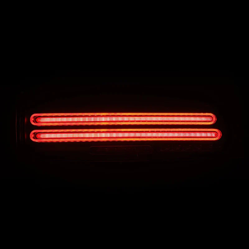 AlphaRex (NOVA-Series) 2023-2025 Nissan Z Twin-Loop Prismatic LED Tail Lights - Black