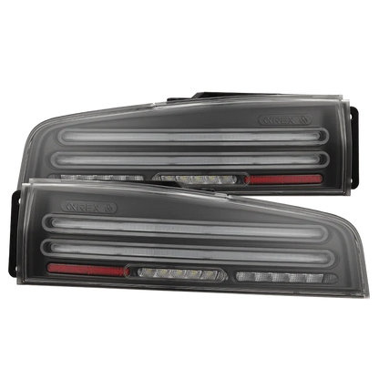 AlphaRex (NOVA-Series) 2023-2025 Nissan Z Twin-Loop Prismatic LED Tail Lights - Black
