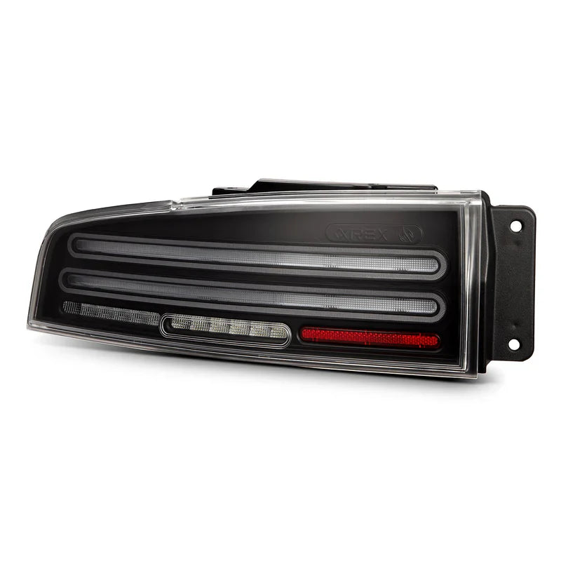 AlphaRex (NOVA-Series) 2023-2025 Nissan Z Twin-Loop Prismatic LED Tail Lights - Black