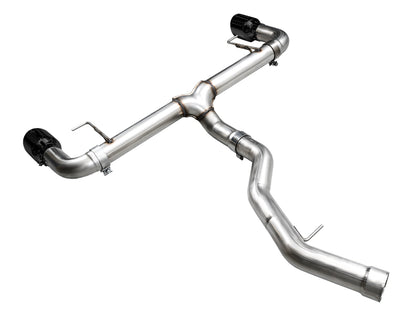 AWE Track Edition Axleback Exhaust for BMW G2X 330i/430i - Diamond Black
