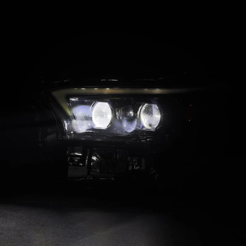 AlphaRex (LUXX-Series/OG-Style) 2024-2025 Toyota Tacoma/2025 Toyota 4Runner LED Projector Headlights - Alpha-Black