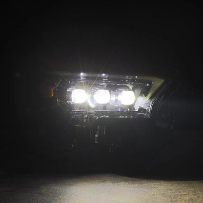 AlphaRex (NOVA-Series/OG-Style) 2024-2025 Toyota Tacoma/2025 Toyota 4Runner LED Projector Headlights - Alpha-Black