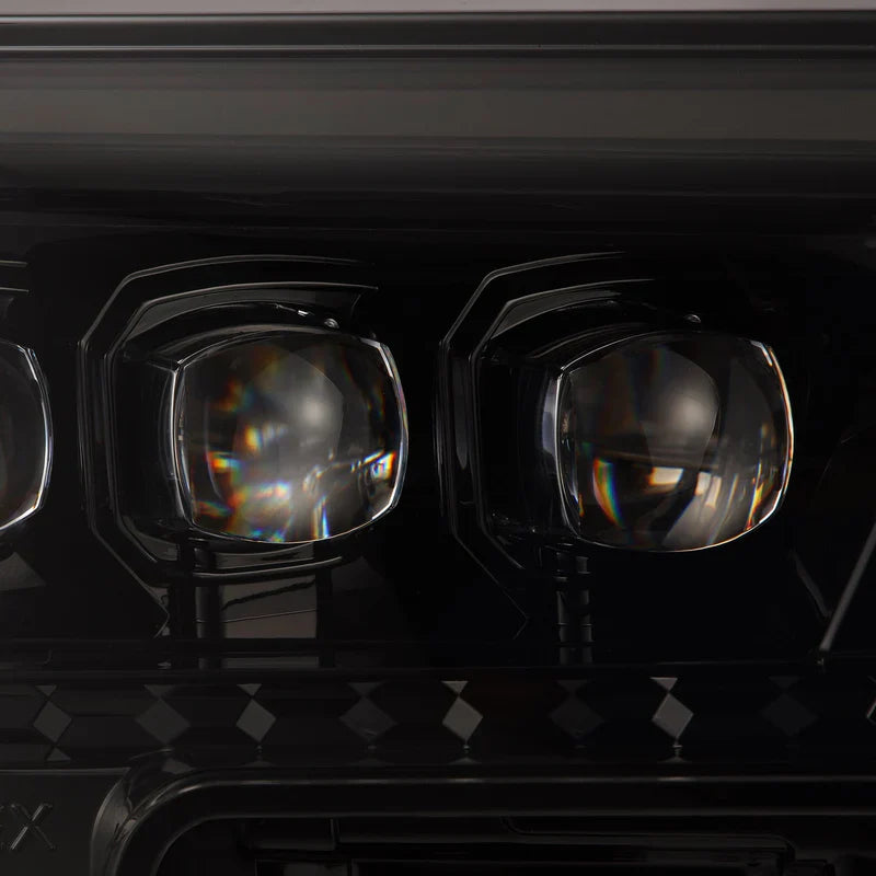 AlphaRex (NOVA-Series/OG-Style) 2024-2025 Toyota Tacoma/2025 Toyota 4Runner LED Projector Headlights - Alpha-Black