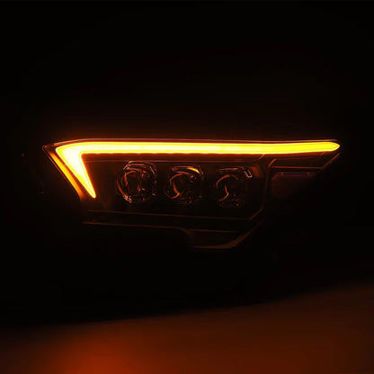AlphaRex (NOVA-Series/OG-Style) 2024-2025 Toyota Tacoma/2025 Toyota 4Runner LED Projector Headlights - Black