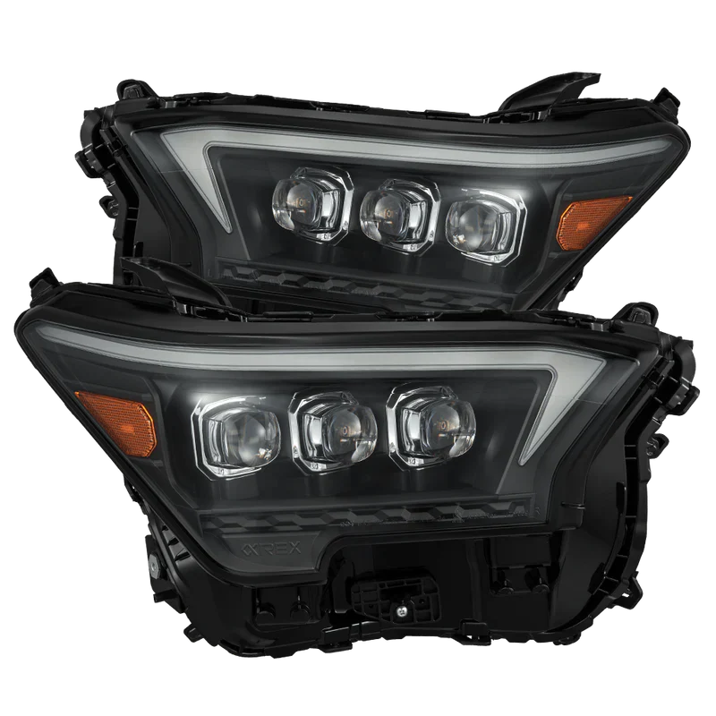 AlphaRex (NOVA-Series/OG-Style) 2024-2025 Toyota Tacoma/2025 Toyota 4Runner LED Projector Headlights - Black