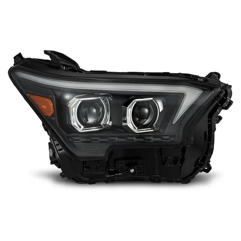 AlphaRex (LUXX-Series/OG-Style) 2024-2025 Toyota Tacoma/2025 Toyota 4Runner LED Projector Headlights - Black