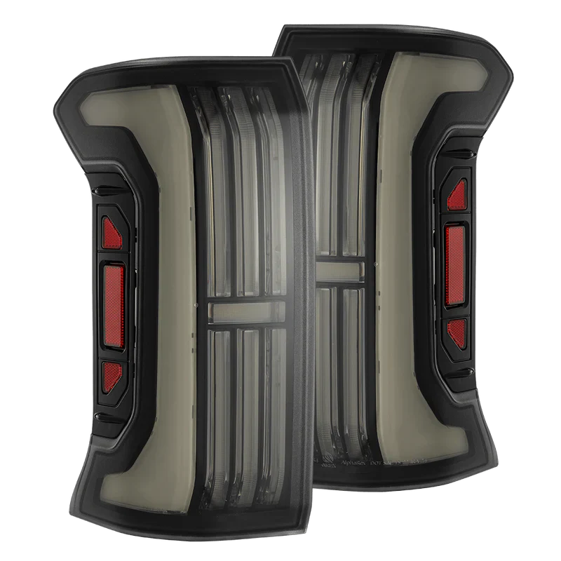 AlphaRex (NOVA-Series) 2024-2025 Toyota Tacoma Prismatic LED Tail Lights - Alpha-Black
