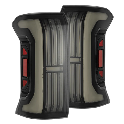 AlphaRex (NOVA-Series) 2024-2025 Toyota Tacoma Prismatic LED Tail Lights - Alpha-Black