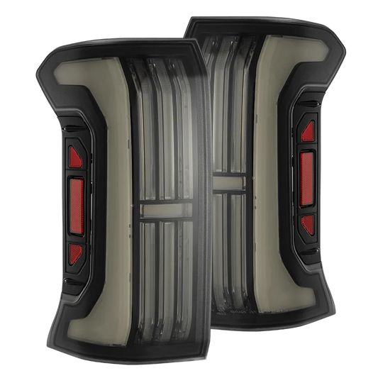 AlphaRex (NOVA-Series) 2024-2025 Toyota Tacoma Prismatic LED Tail Lights - Alpha-Black
