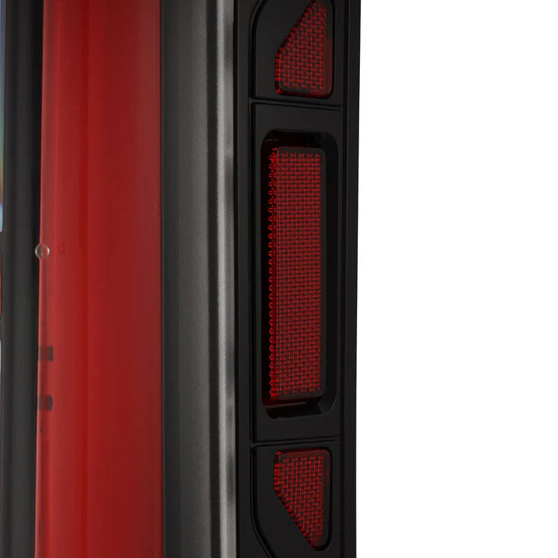AlphaRex (NOVA-Series) 2024-2025 Toyota Tacoma Prismatic LED Tail Lights - Black-Red