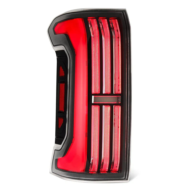AlphaRex (NOVA-Series) 2024-2025 Toyota Tacoma Prismatic LED Tail Lights - Black-Red