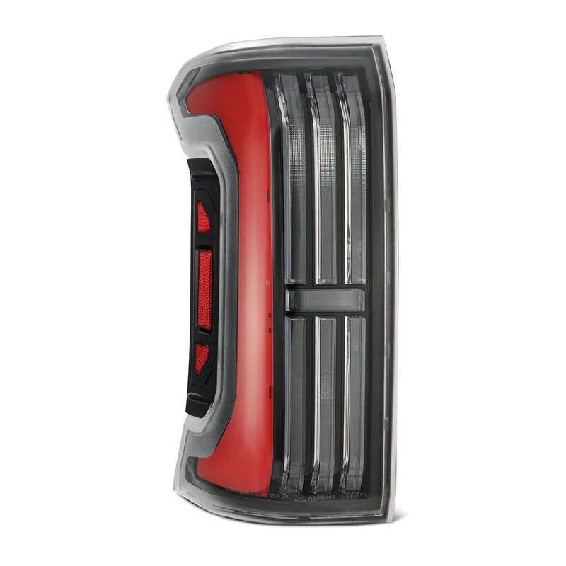 AlphaRex (NOVA-Series) 2024-2025 Toyota Tacoma Prismatic LED Tail Lights - Black-Red