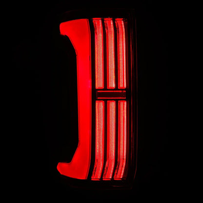 AlphaRex (NOVA-Series) 2024-2025 Toyota Tacoma Prismatic LED Tail Lights - Black-Red