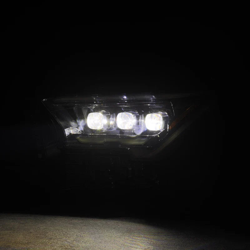 AlphaRex (NOVA-Series) 2024-2025 Toyota Tacoma/2025 Toyota 4Runner LED Projector Headlights - Alpha-Black