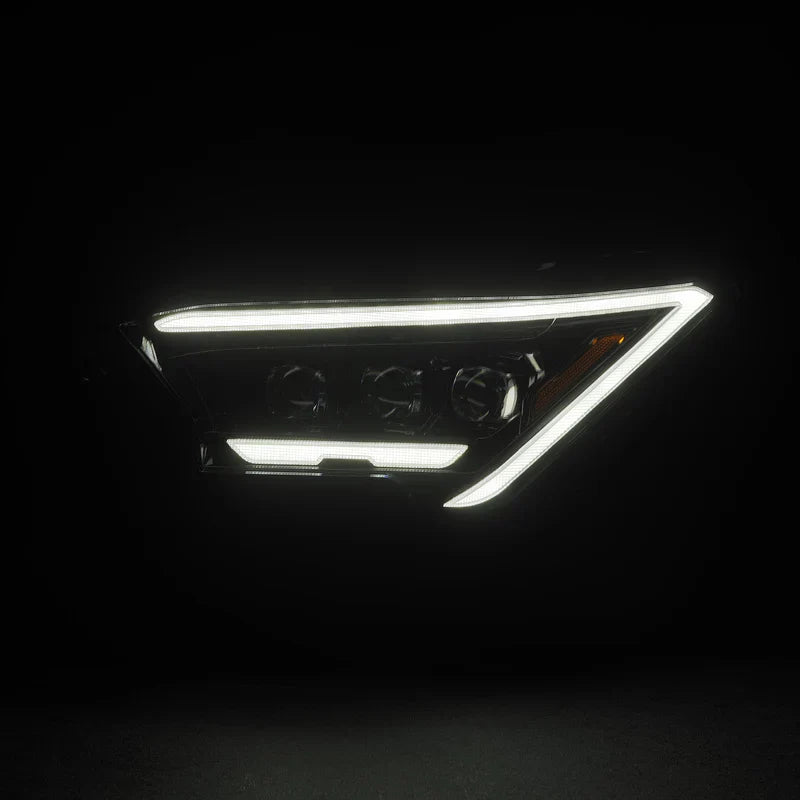 AlphaRex (NOVA-Series) 2024-2025 Toyota Tacoma/2025 Toyota 4Runner LED Projector Headlights - Alpha-Black