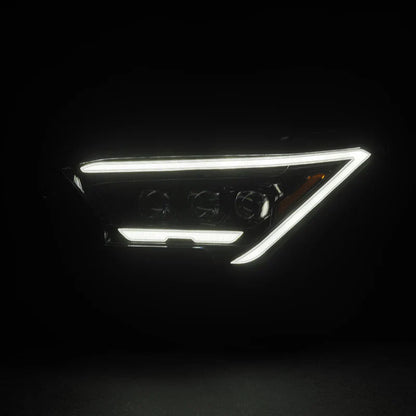 AlphaRex (NOVA-Series) 2024-2025 Toyota Tacoma/2025 Toyota 4Runner LED Projector Headlights - Alpha-Black