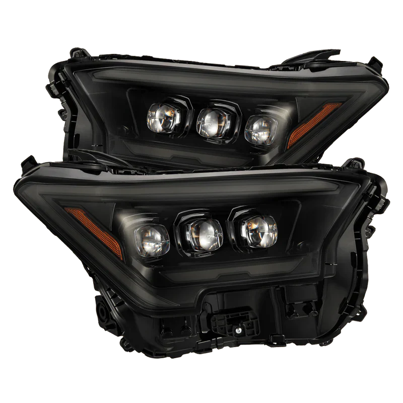 AlphaRex (NOVA-Series) 2024-2025 Toyota Tacoma/2025 Toyota 4Runner LED Projector Headlights - Alpha-Black