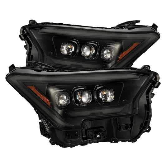 AlphaRex (NOVA-Series) 2024-2025 Toyota Tacoma/2025 Toyota 4Runner LED Projector Headlights - Alpha-Black