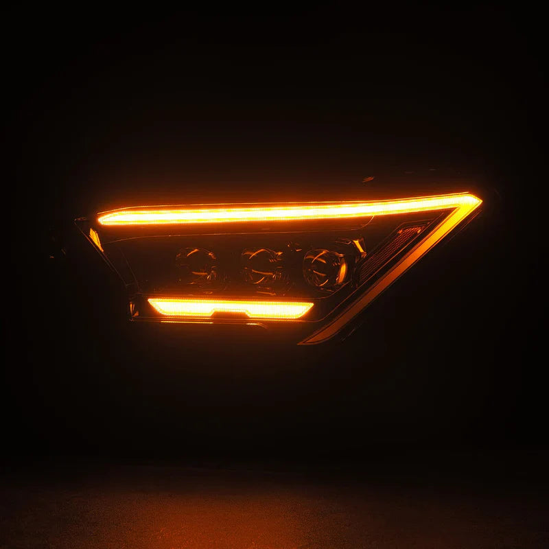AlphaRex (NOVA-Series) 2024-2025 Toyota Tacoma/2025 Toyota 4Runner LED Projector Headlights - Alpha-Black