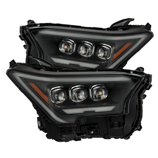AlphaRex (NOVA-Series) 2024-2025 Toyota Tacoma/2025 Toyota 4Runner LED Projector Headlights - Black