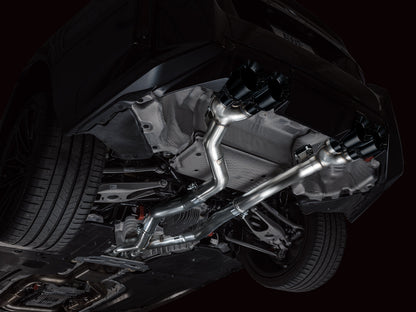 AWE Track Edition Exhaust for BMW G87 M2 - Diamond Black Tips
