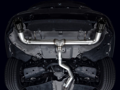 AWE Track Edition Axleback Exhaust for BMW G2X 330i/430i - Diamond Black