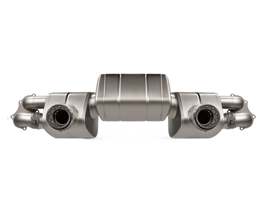 Akrapovic 2020+ Porsche Cayman GT4 (718) Slip-On Race Line (Titanium) (Req Tips / Option 2)