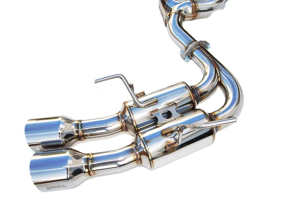 Invidia 11-14 Subaru WRX/STI Sedan Gemini R400 Quad S.S.Tips Cat-back Exhaust