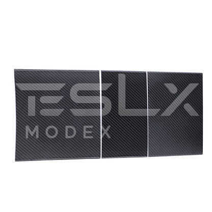 2024-Up Tesla Model 3, 2025-Up Model Y Carbon Fiber Interior Central Storage Box Cover