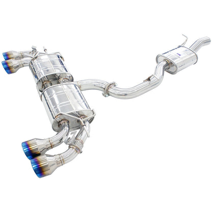 Invidia 22-Up VW GOLF-8R R400 Rolled Titanium tips Cat-back Exhaust