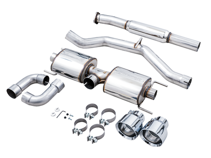 AWE Touring Edition Exhaust for Subaru BRZ / Toyota GR86 / Toyota 86 / Scion FR-S - Chrome Silver Tips