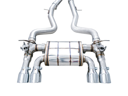 AWE SwitchPath™ Catback Exhaust for BMW F8X M3/M4 - Chrome Silver