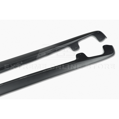 Corvette C6 Base Model Extended Front Splitter Lip & Side Skirts Rocker Panels