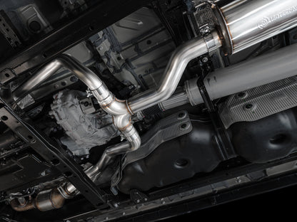 AWE 0FG Exhaust for 3rd Gen Toyota Tundra - Dual Chrome Silver Tips
