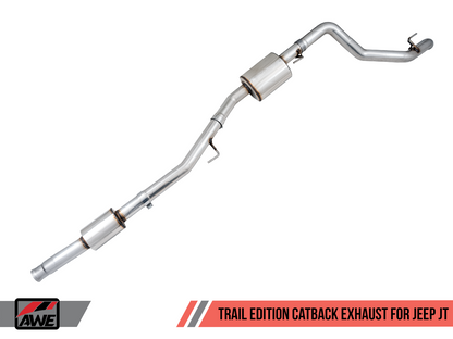 AWE Trail Edition Catback Exhaust for Jeep JT 3.6L